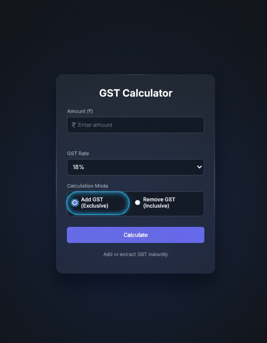 GST Calculator